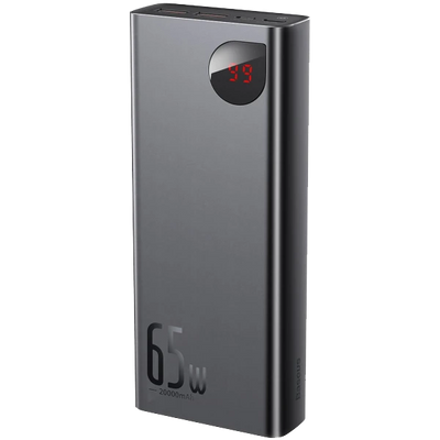 Baseus Adaman Metal Digital Display 65W 20000mAh Black (PPIMDA-D01) Open Box PPIMDA-D01 фото