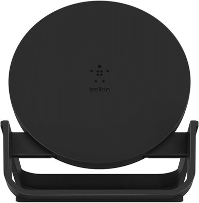 Безпровідний зарядний пристрій Belkin Stand Wireless Charging Qi Black (WIB001ttBK) WIB001ttBK фото